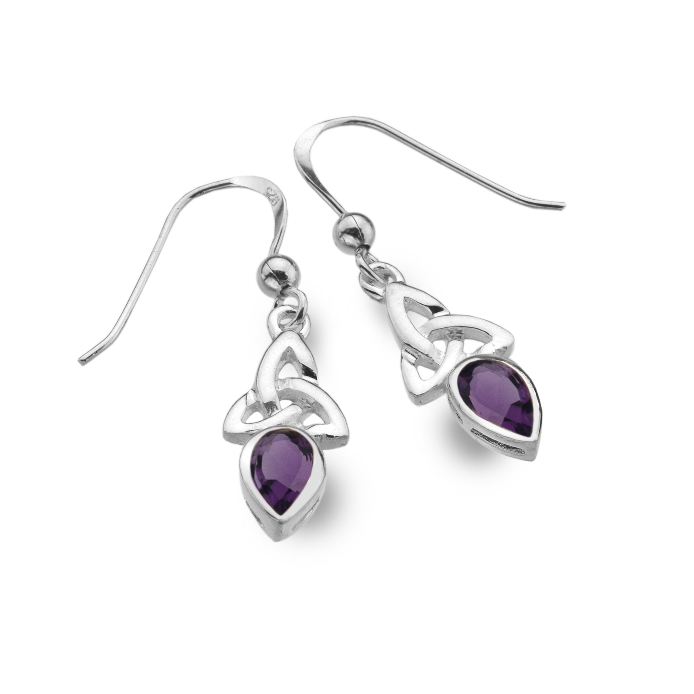 February - Amethyst - Birthstone Earrings